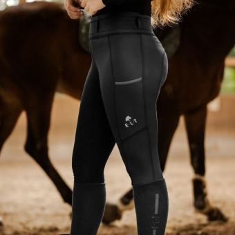 Vinterridtights Ella Full Grip Svart