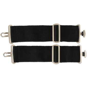 Täckesgjordförlängare 2-pack Svart