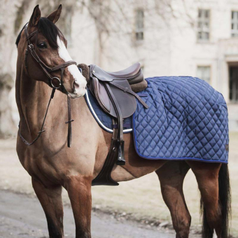 Ländtäcke Quilted 420D 200g Marinblå