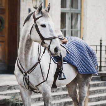 Skrittäcke Quilted 420D 200g Marinblå