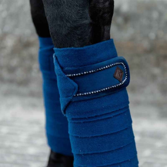 Fleecelindor Polar Velvet Pearls Marinblå