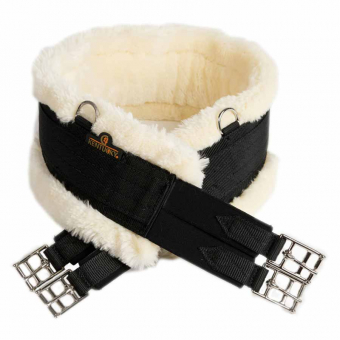 Sadelgjord Sheepskin Svart