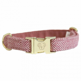 Hundhalsband Wool Rosa