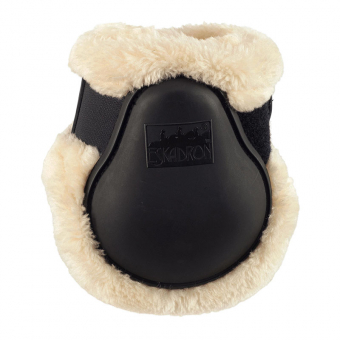 Strykkappor Protection Fauxfur Svart