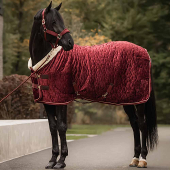 Tävlingstäcke Velvet Bordeaux