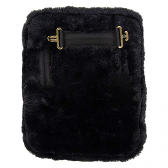 Bogbreddare Vegan Sheepskin 1 Buckle Svart