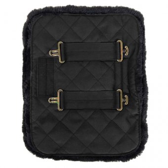 Bogbreddare Quilted with Vegan Sheepskin Svart