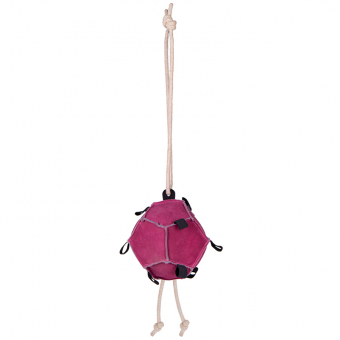 Hästleksak Boll Loop i Mocka Rosa