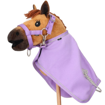 Fleecetäcke Till Käpphäst Lila