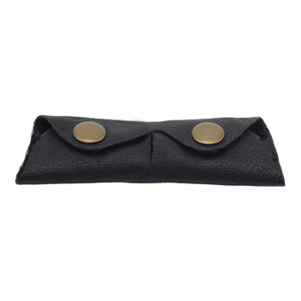 Kindkedjeskydd Läder HG Svart