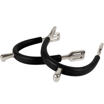 Sporrar HS Rubber-Coated 15mm Svart/Silver