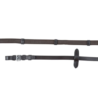 Vävribbtygel med Reflex HS Brun