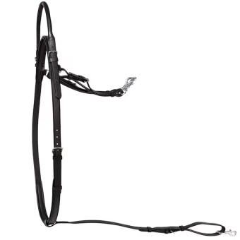 Halsrem med Handtag HS Brun