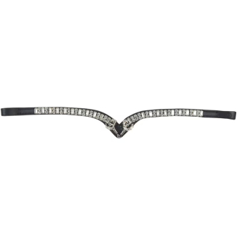 Pannband HS Bett Strass Svart
