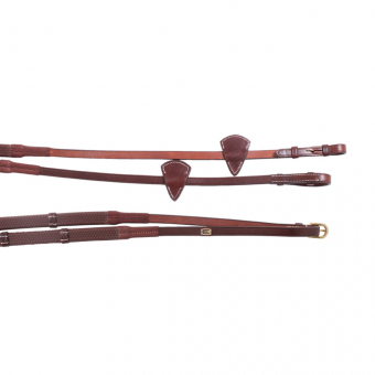 Gummityglar E-Logga med Stoppar Brun/Mässing