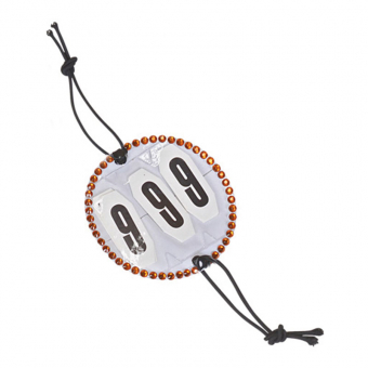 Nummerlapp Kristall HG Guld