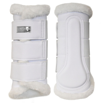Damasker ES Faux Fur White Silver