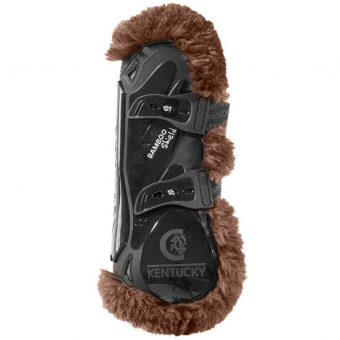 Senskydd Vegan Sheepskin Bamboo Elastic Svart/Brun