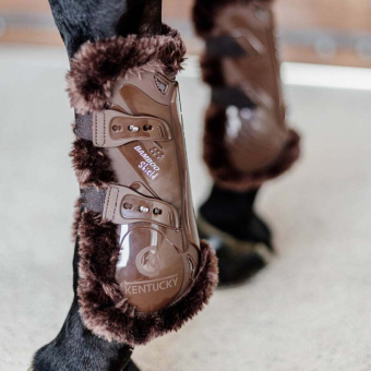 Senskydd Vegan Sheepskin Bamboo Elastic Brun/Brun