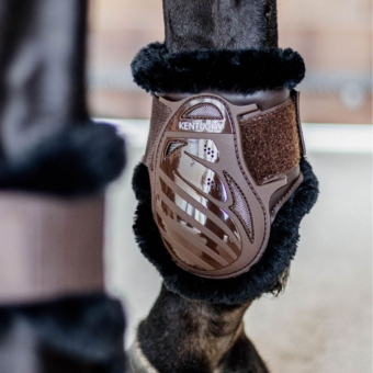 Strykkappor Young Vegan Sheepskin Brun/Svart