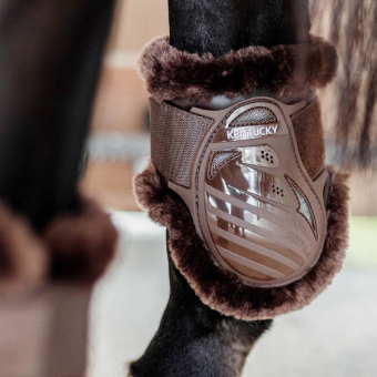 Strykkappor Young Vegan Sheepskin Brun/Brun
