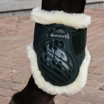 Strykkappor Young Vegan Sheepskin Mörkgrön