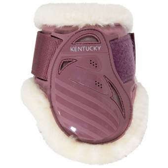 Strykkappor Young Vegan Sheepskin Gammelrosa
