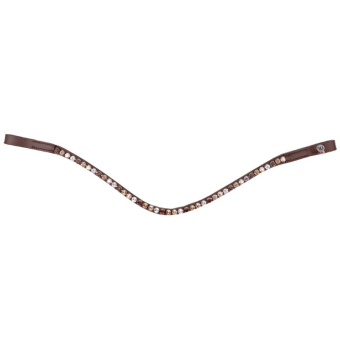 Pannband Glam X-Line Brun/Guld/Silver