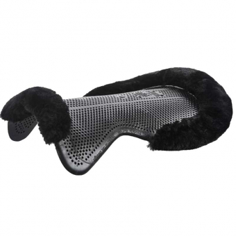 Gelpad med Fårskinn Svart