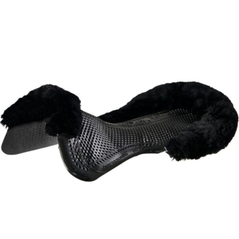 Gelpad med Fårskinn Svart