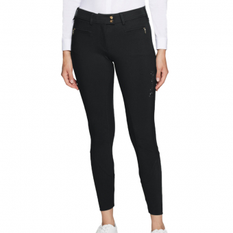 Ridbyxor Adele Premium Knäskodda Svart