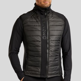 Hybridväst Herr Emanuel Softshell Svart