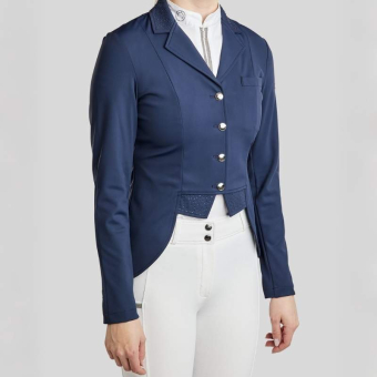 Kort Dressyrfrack Softshell Marinblå