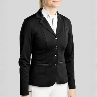 Tävlingskavaj MoKira Softshell Gun Metal Crystals Svart