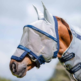 Rambo Plus Flugmask Grå/Marinblå