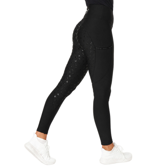Vinterridtights Signature Thermo Plus Full Grip Svart
