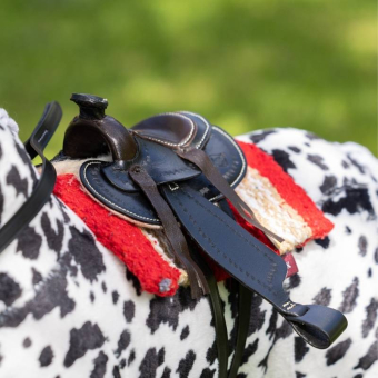 Westernsadel Toy Pony Svart