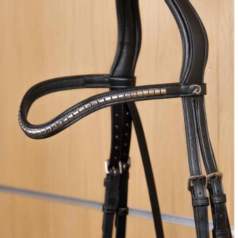 Pannband V-form Silver Clincher New English Collection Svart