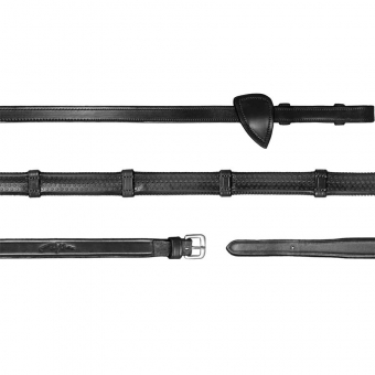 Gummitygel med stoppar 13mm NE Svart