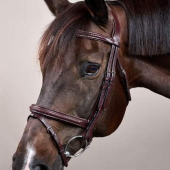 Träns Kombinosgrimma Plaited New English Collection Brun