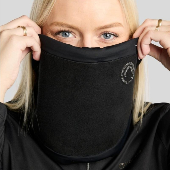 Halskrage MoEllie Fleece Crystals Svart