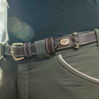 Skärp Flat Leather Brun