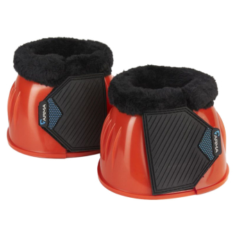 Boots Glossy PVC Fleece Orange