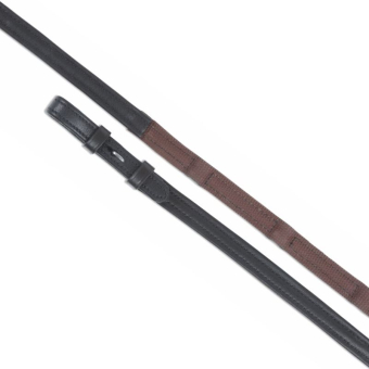 Gummi/Lädertyglar Gara Dressage Brun