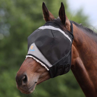 Flugmask utan Öron Svart/Grå