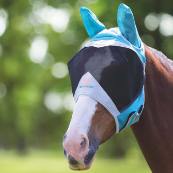 Flugmask Fine Mesh med Öron Teal/Grå