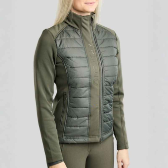 Hybridjacka Emma Softshell Forest Green