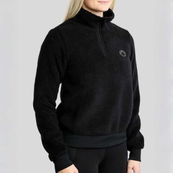 Teddyfleece MoEbba Q-Zip Svart