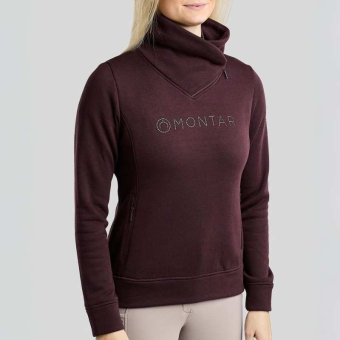 Sweatshirt MoNaja Gun Metal Crystals Fig