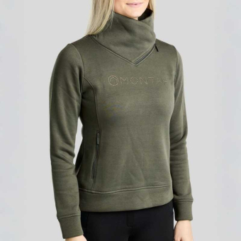 Sweatshirt MoNaja Crystals Forest Green